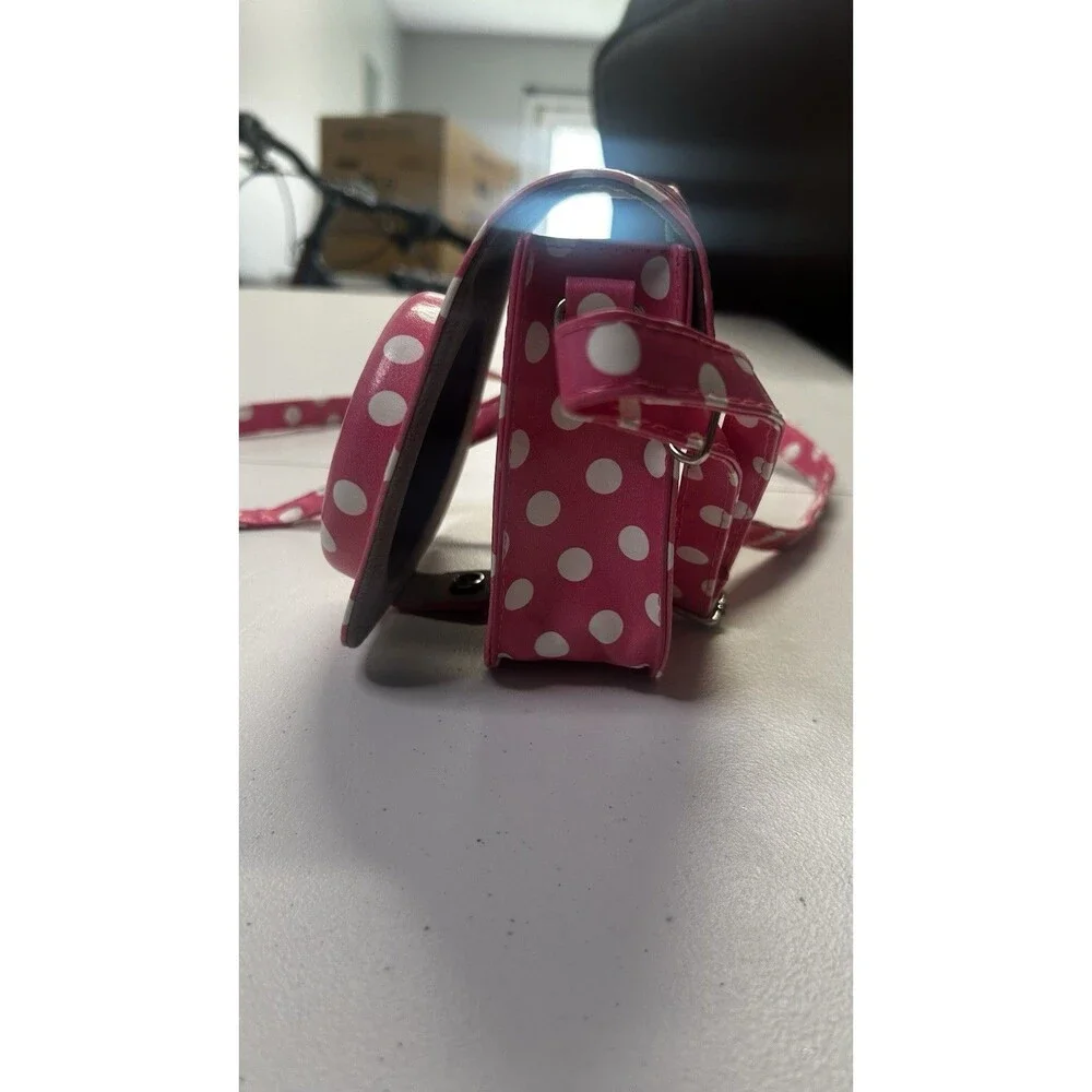 Instax Pink Polka Dot Polaroid Camera Bag
